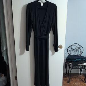 Women's Lole Elegant Black Wrap Dress